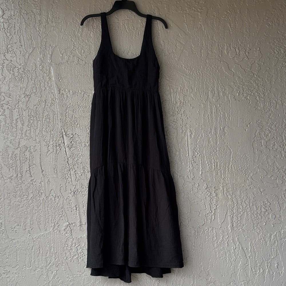Calvin Klein Jeans Elegant Black Maxi Dress